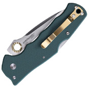 Golden Eye Forest Green G10 Handle Folding Knife