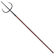 64 Inch Handle Ash Wood Tiger Fork