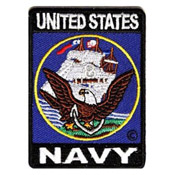 US Rect Embroidered Patch