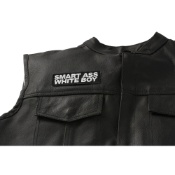 Smart Ass White Boy Patch - 4x1.25 Inch