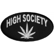 High Society Patch - 3.5x2 inch