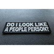 Do I Look Like A People Person Funny Iron-on Patch
