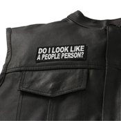 Do I Look Like A People Person Funny Iron-on Patch