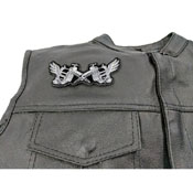 Tattoo Guns Wings Patch Small