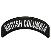 British Columbia State Embroidered Patch