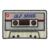 Old Skool Radio Cassette Embroidered Patch