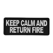 Keep Calm and Return Fire Military Morale Patch