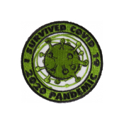 I Survived Covid-19 Iron on Corona Virus Patch - 3x3 inch