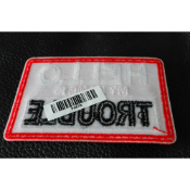 Hello My Name is Trouble Patch - 3x2 Inch