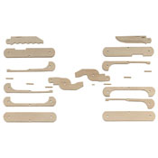 Wooden Multi-Tool Knife Kit