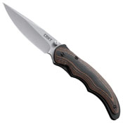 Endorser Black and Brown G10 Handle Folding Knife