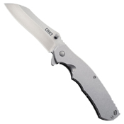 RASP Stonewash Finish Flipper Knife