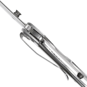 RASP Stonewash Finish Flipper Knife