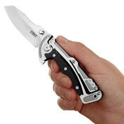 CRKT Graphite Klecker Lock Folding Blade Knife
