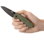 Overland OD Green G10 Handle Folding Knife 
