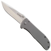 Drifter Stainless Steel Handle Folding Knife