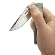 Drifter Stainless Steel Handle Folding Knife