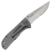 Drifter Stainless Steel Handle Folding Knife