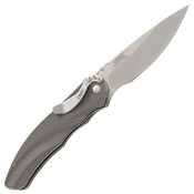 Argus Satin Plain Blade Folding Knife
