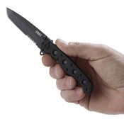 M16 EDC Tanto Half Serrated Blade Folding Knife