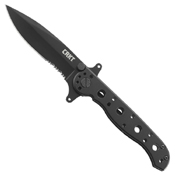 M21-10KSF Triple Point Serrations Folder Knife