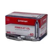 Crossman Powerlet 12 Gram CO2 Cartridges 40 Count