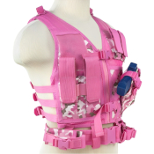 NcStar VISM Children's Tactical Vest - Pink Camo