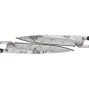 Mirror Finish Blade Kiss Folding Knife -  Duo Set