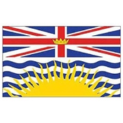 Flag Canada British Col 3ftx5ft
