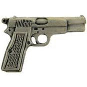 Eagle Emblem 9mm Gun Pin - 1 Inch