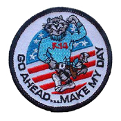 USN Tomcat Go Ahead 3 Inch Patch