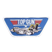 USN Top Gun With Jet Patch