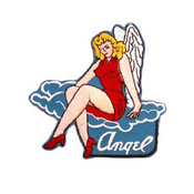 Nose Art Angel Patch