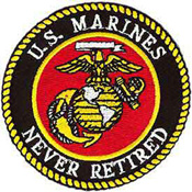Patch-Usmc Logo Never Ret