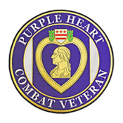 Purple Heart Combat Veteran Patch