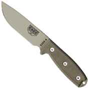 ESEE Model 4 Plain Edge 1095HC Steel Blade Fixed Knife