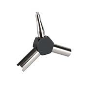Precision Stainless Steel Triple Gas Valve Key