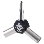 Precision Stainless Steel Triple Gas Valve Key