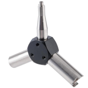 Precision Stainless Steel Triple Gas Valve Key