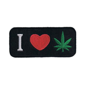 3.25 Inch I Heart Pot Patch