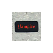 Name Tag Rectangle Vampire Patch