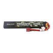 Gens Ace 1200mAh 2S 25C 7.4V Airsoft Battery with Deans Plug