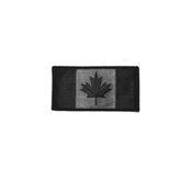 Small Black Canada 2 x 1 Inch Patch Iron On