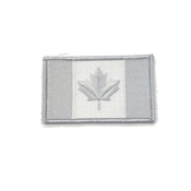 Medium Winter Grey Canada 3 x 1 3/4 Inch Patch Iron On