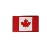 Medium Original Canada 3 x 1 3/4 Inch Patch Hook and Loop Backing