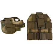 Police Molle Leg gun Holster