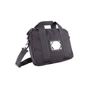 Tactical Black Shoulder Bag With Front ID Holder