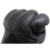 Leather Gloves with Knuckle Protection