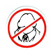 No Dick Heads  Sticker