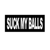 Sticker Suck My Balls